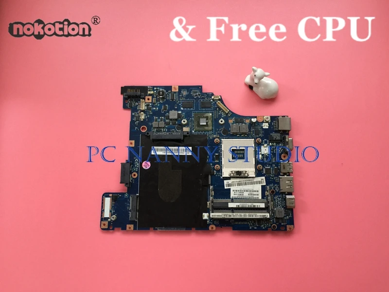 Материнская плата NOKOTION для ноутбука Lenovo IdeaPad G460 NVIDIA материнская NIWE1 LA-5751P s988a HM55