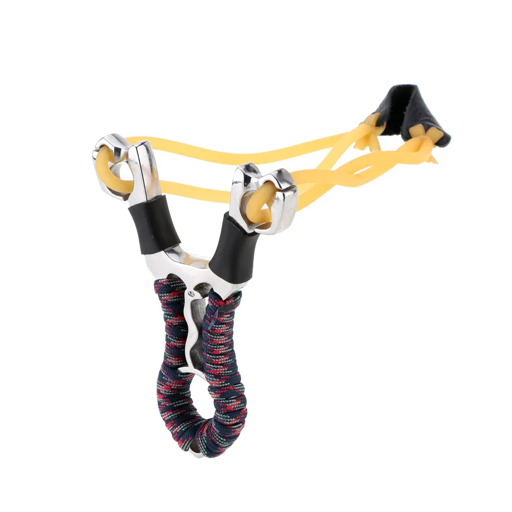 Outdoor Slingshot Stainless Steel Powerful Slingshot Marble Games