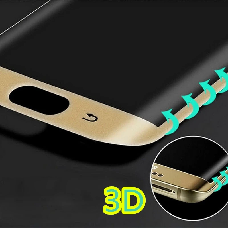 Защитное стекло закаленное для Samsung Galaxy S6 S7 S8 EDGE PLUS 9H 3D|screen film|screen protectionglass protection |