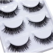 Новые 5 пар Толстые Накладные ресницы черные длинные 3d норковые ресницы наращивание ресниц Профессиональные норковые ресницы макияж ресницы 22