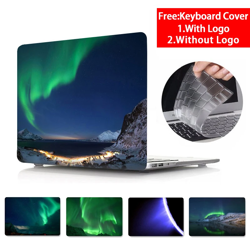 

For Macbook Air 13 A1466 A1932 2018 Case,Transparent Space Cover for Mac book Air Pro Retina 11 12 13.3 15 inch Case 2016 2017