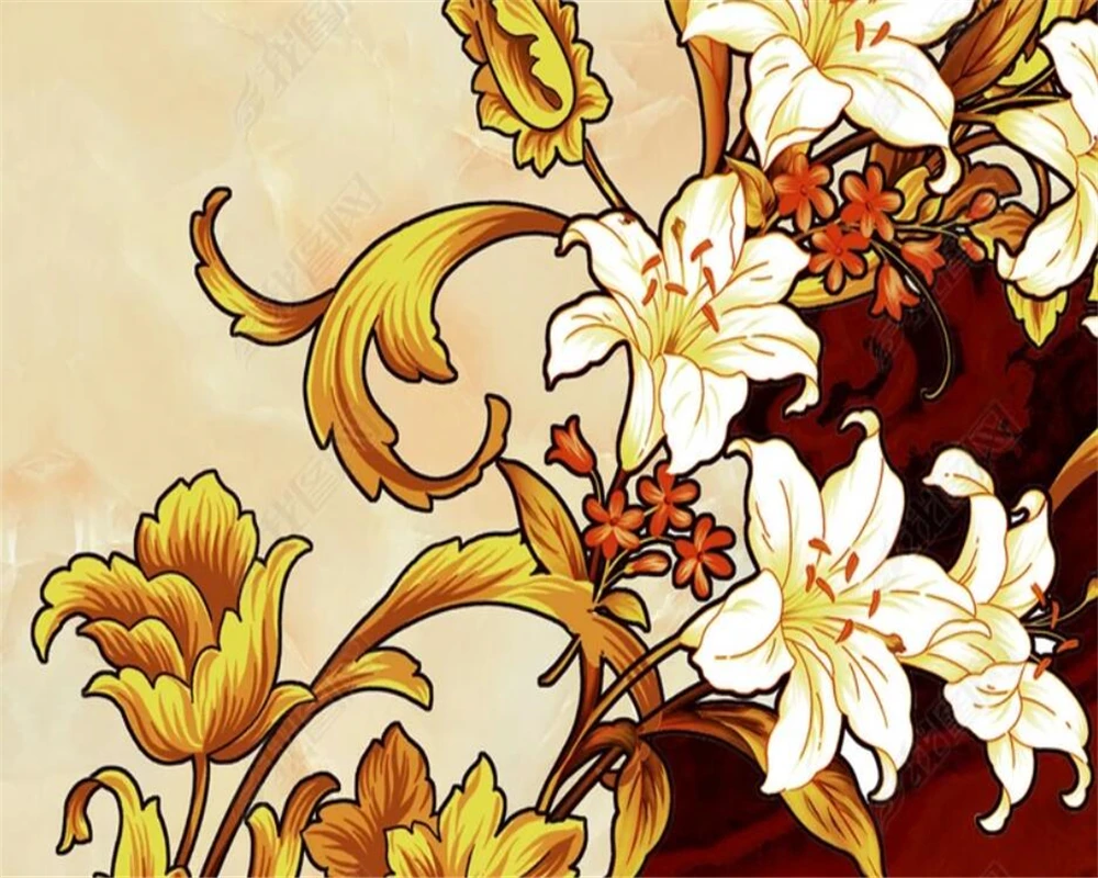 European style carpet non-slip waterproof self-adhesive bedroom 3D floor tiles Custom home bathroom 3D wallpaper Beibehang European style carpet non-slip waterproof self-adhesive bedroom 3D floor tiles Custom home bathroom 3D wallpaper Beibehang