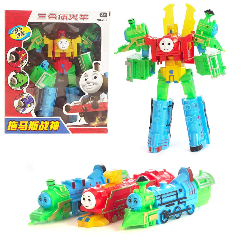 

Thomas&Friends car toy toys for boy transformed toy King Kong Thomas robot manual model boy children's birthday gift 25*21*8cm