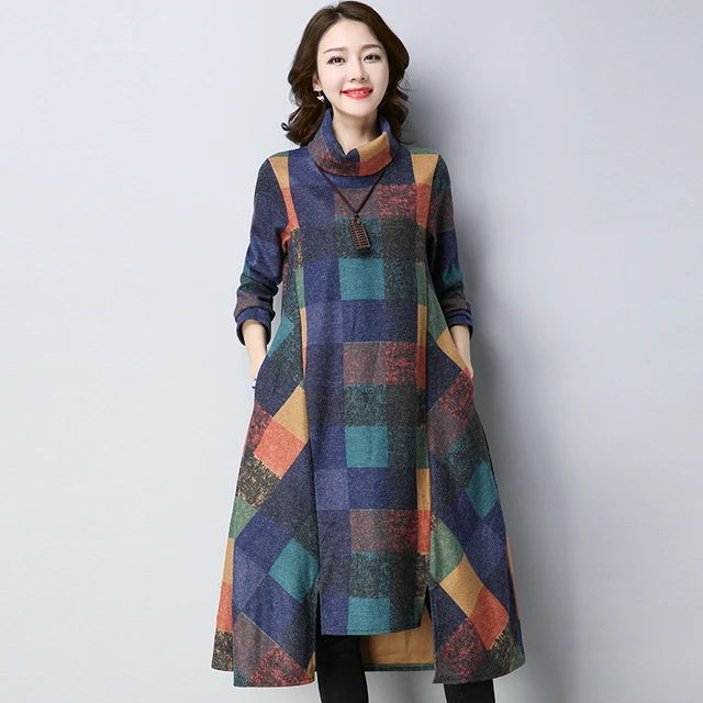 wool dresses with long sleeves