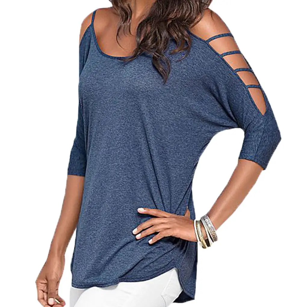 Women Arm Loose Cotton T shirt Sleeve Leakage All match T shirt tops