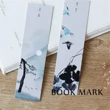 30 шт. китайская живопись бумажные закладки для книг указатели карт детский подарок Kawaii школьные канцелярские материалы Escolar держатель страниц книги