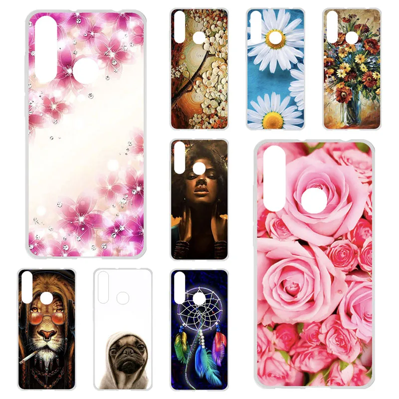 

TPU Cases For Wiko View 3 Case Silicone Floral Painted Bumper For Wiko View 3 Phone Cover Soft Back Fundas