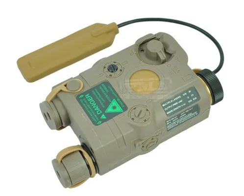 

Tactical Flashlight Green Laser and LED Torch (DE) PEQ/15 free shipping