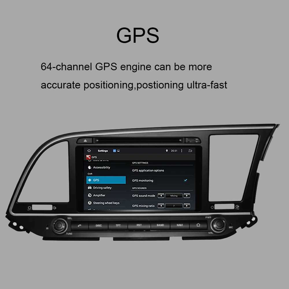 Best Android 9.0 Octa Core 4GB RAM Car GPS Navigation For Hyundai Elantra/Avante/MD2016-2019 Right Hand Driving DVD Multimedia Player 6