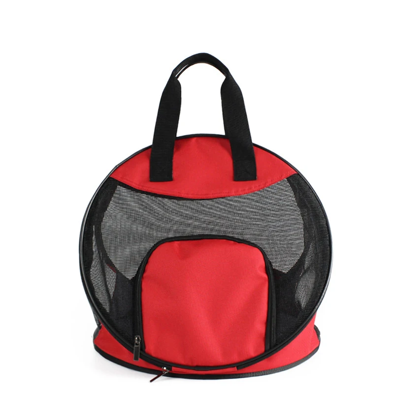 

Pet Handbag Dog Out Portable 40x40x35cm Round 40cm Mesh Shoulder Cat Bag Backpack Breathable Folding Cat Blue Red Bag