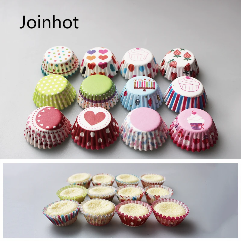 

120pcs mini cupcake liners chocolate paper cup holder chocolate cases