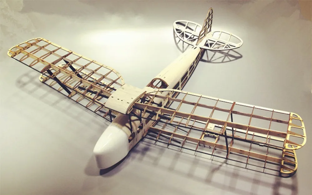 RC самолет лазерная резка самолетик из пробкового дерева набор TigerMoth DH 82 рамка без