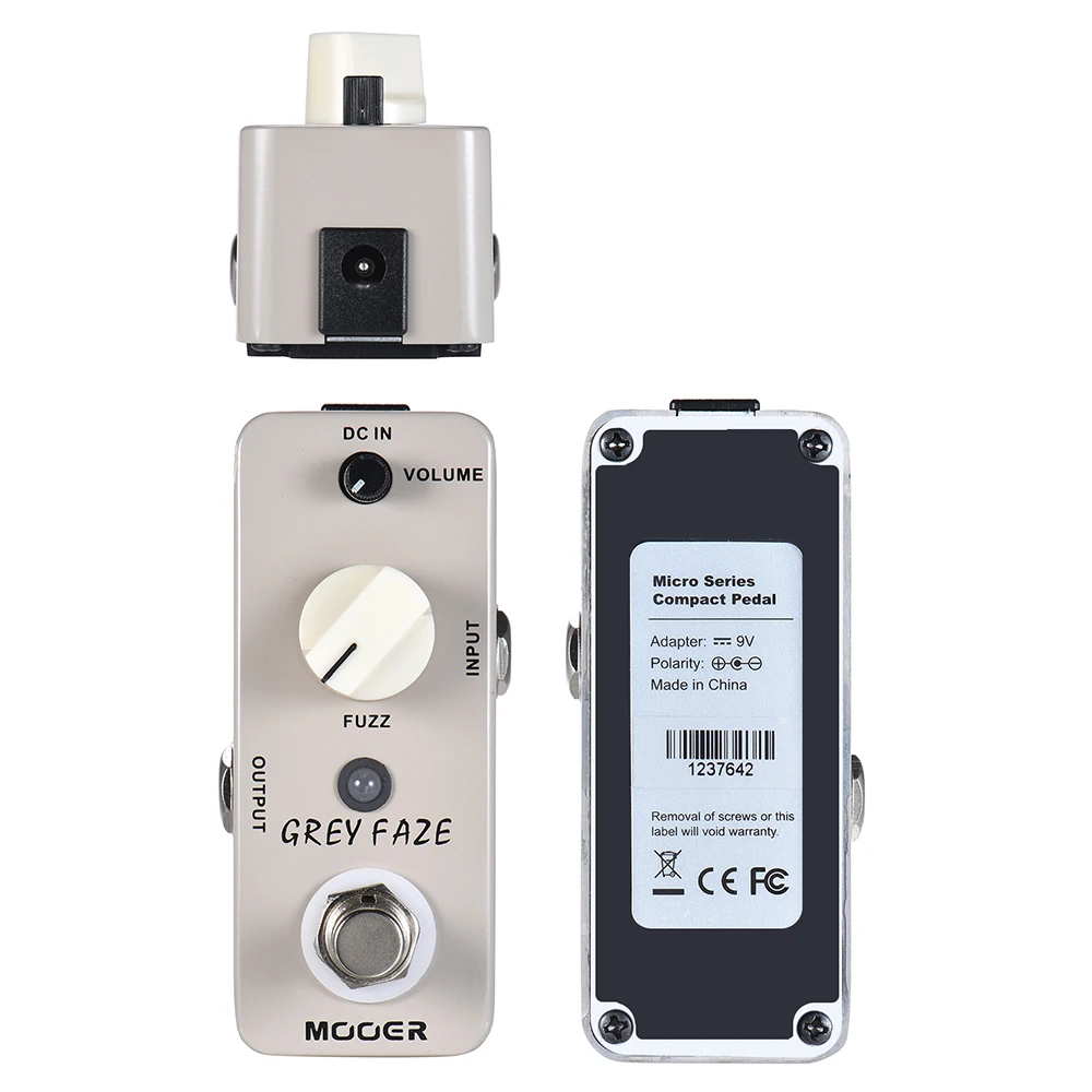 Горячая продажа MOOER серый FAZE Fuzz гитарный эффект педаль настоящий обход