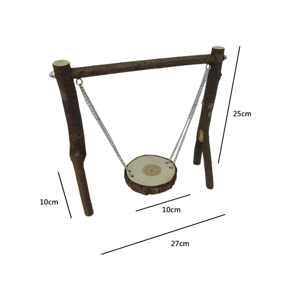 1 шт. Деревянные маленькие качели для домашних любимцев, подвесной гамак для домашних животных, мышь, крыса, птица, хомяк, подвесные игрушки для хомяков с держателями