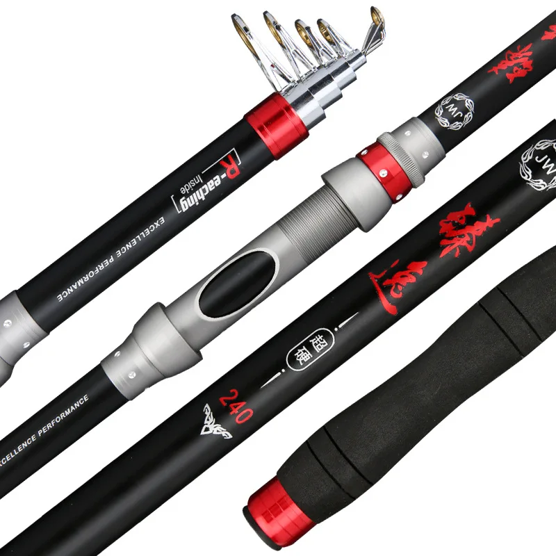 

New Telescopic Fishing Rod Super Light and Super Hard Fishing Rod Casting Rod Portable Fishing Pole Fishing Tools and Equipments