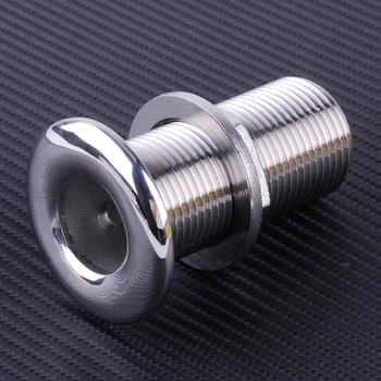

1" Hose Barb 316 Stainless Steel Thru Hull Water Drain Marine Boat Yacth Hardware Fitting Accessories