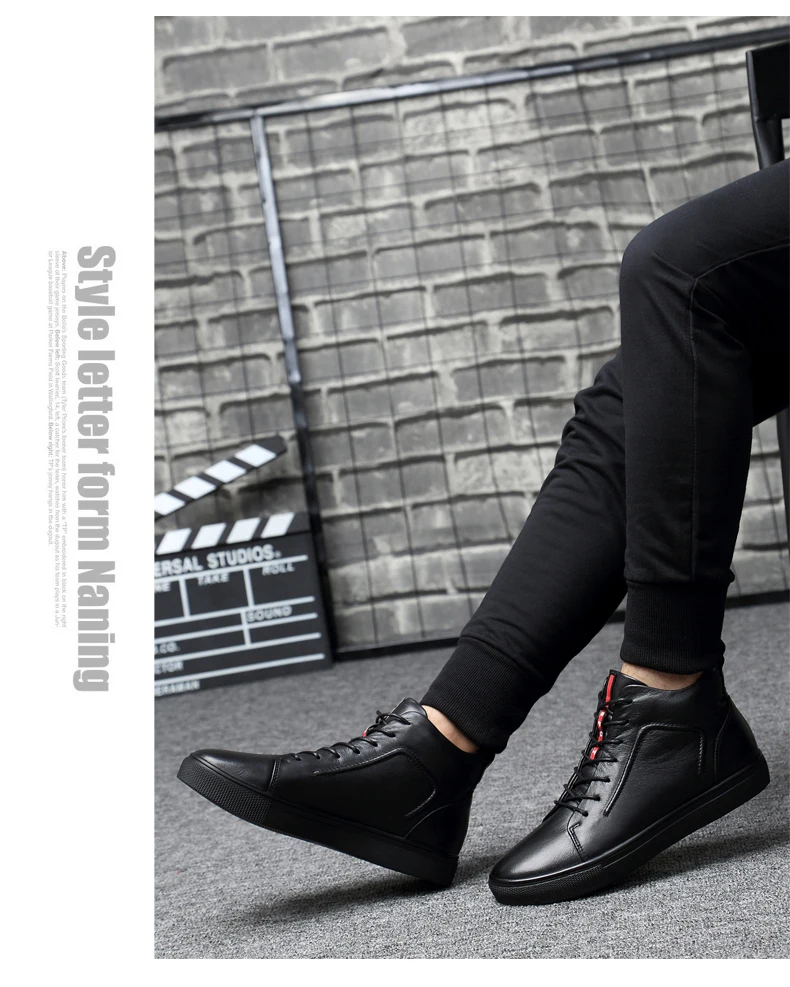 MIXIDELAI/; мужские ботильоны из натуральной кожи; зимние мужские ботинки с высоким берцем; теплые мужские ботинки; ботинки на плоской подошве; Мужская зимняя обувь