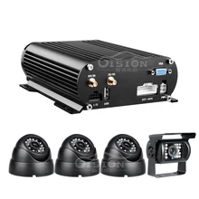 В режиме реального времени HDD для наблюдения 3g gps 4 Мобильный канальный DVR с 500 Гб жесткий диск. Удаленный мониторинг 1080 P AHD видео Автомобильный Mdvr комплект