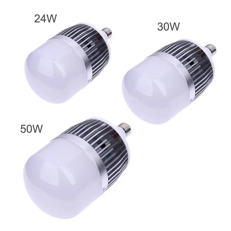 

30W 50W Led Bulbs E27 Base Led Light Bulb SMD 3535 Aluminum PC Plat Home Lights Replacement High Power LED Base Light Bulbs