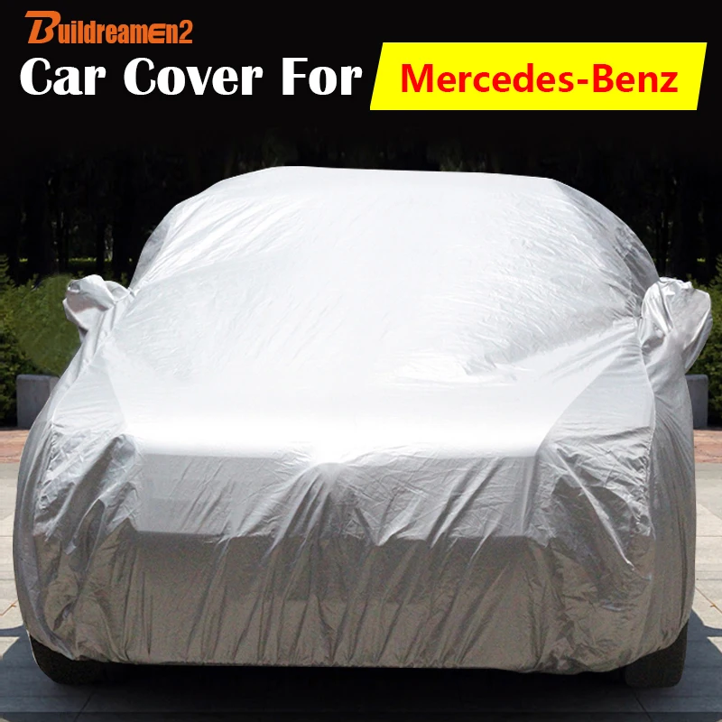

Buildreamen2 Car Cover Auto Sun Shade Rain Snow Resistant Cover For Mercedes-Benz CLK CLK200 CLK220 CLK230 CLK240 CLK270 CLK280