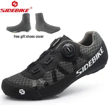 SIDEBKE/велосипедная обувь для мужчин и женщин; велосипедная обувь из искусственной кожи с эластичным ремешком; дышащая обувь; fietsschoenen zapatillas ciclismo mtb; велосипедная обувь; mtb