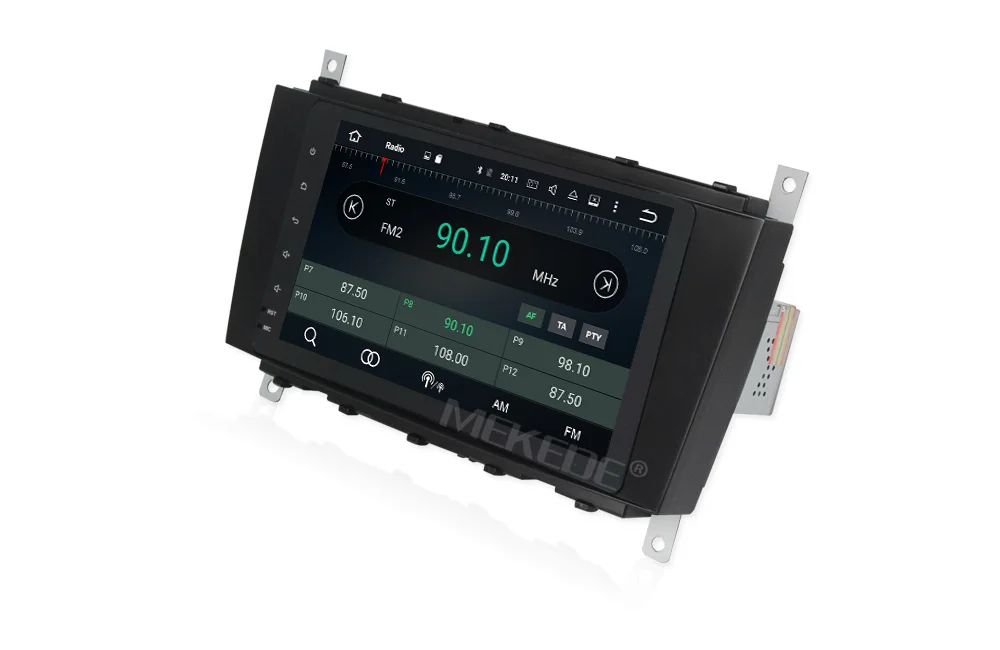 Top PX5 Android 8.0 Car Radio GPS Navigation for Mercedes Benz C Class W203 2004-2007 c200 C230 C240 C320 C350 CLK W209 2005 player 16