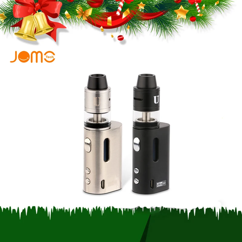 

Original Jomotech Ultra 60W TC Electronic cigarette box mod vape with 2ml Atomizer & built in 1600mAh battery E-cigarette