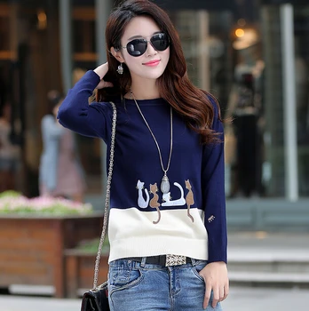 

Free shipping 100% cashmere knit sweater autumn and winter ladies round neck bottoming jacketed head women's warm pullover