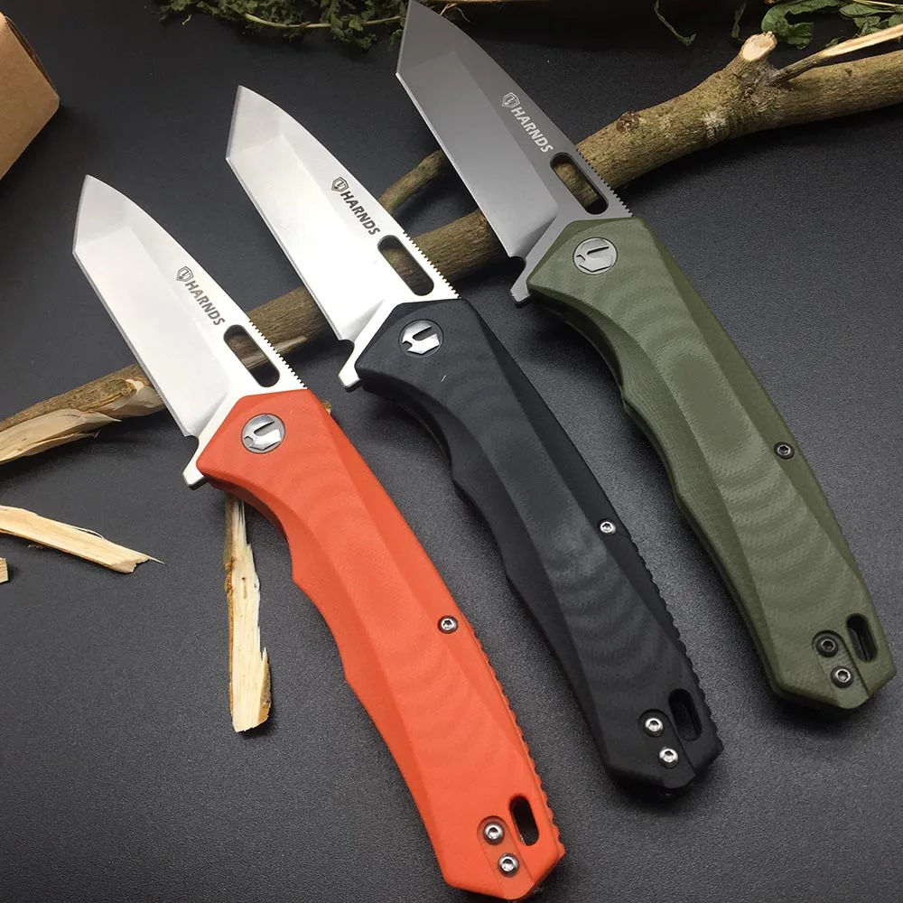 Harnds CK6119 Pollux AUS-8 Blade G10 Handle HRC58-59 Folding Knife Camping Hunting Utility Multi knife Rescue EDC Portable Tool Harnds CK6119 Pollux AUS-8 Blade G10 Handle HRC58-59 Folding Knife Camping Hunting Utility Multi knife Rescue EDC Portable Tool