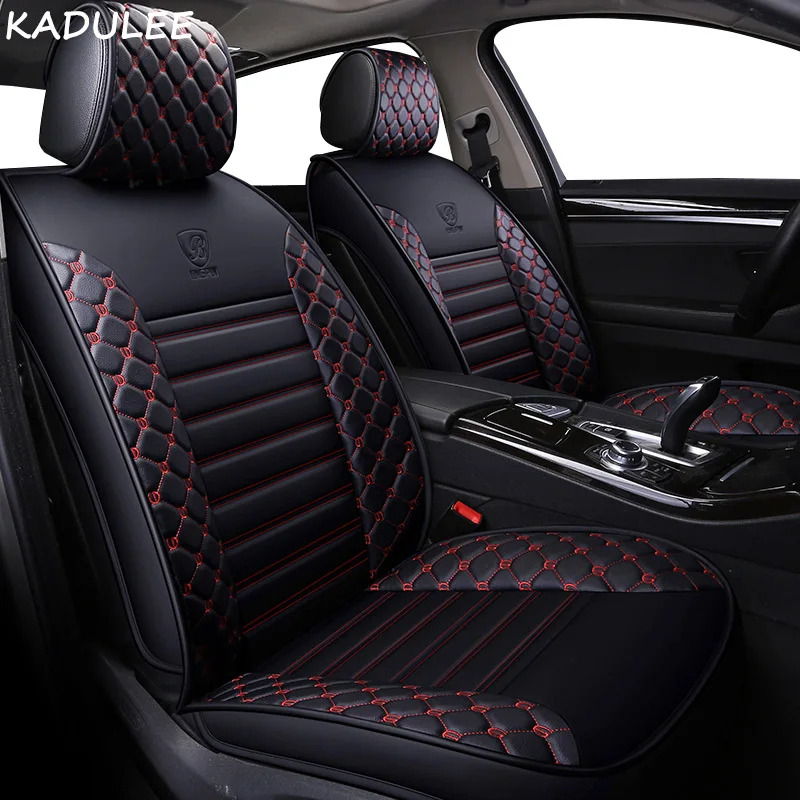 KADULEE сиденья для 98% моделей автомобилей astra j RX580 RX470 logan четыре сезона автомобиль-Стайлинг чехлов сидений автомобилей - Название цвета: 5