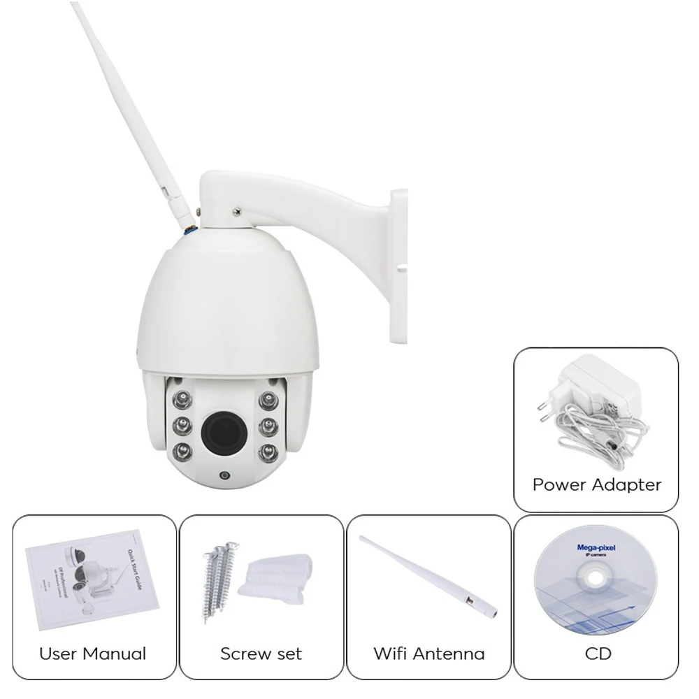 Owlcat Full HD 1080 P купольная ip камера Камера открытый Беспроводной Wi Fi onvif2.0 SD auido PTZ