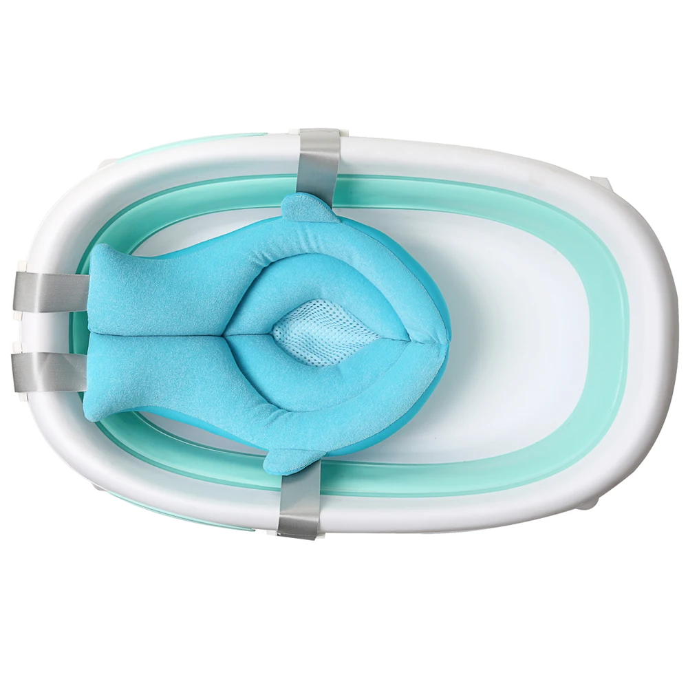 Подушка для купания малышей картонная новорожденная переносная Ванна сиденье для крепление для душа Подушка нескользящий коврик для сиденья