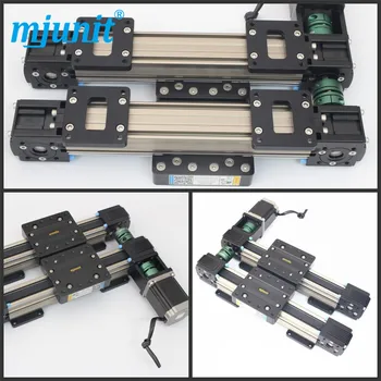 

MJ45 Customized length belt drive linear guide rail with high quality and lower price
