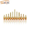 Hot Melt Glue Gun Accessories Pure Copper Nozzle Long Short Small-bore Large Diameter 1.2x32mm 1.0x36mm   with Spanner/Gifts 1