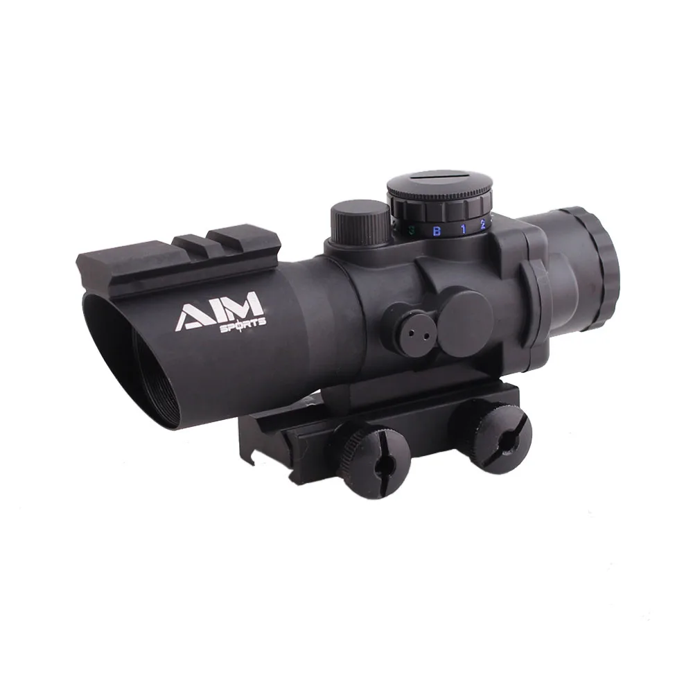 

4X32 RGB red dot sight tri-illuminated combo compact rifle scope tactical riflescope 20mm rail scope