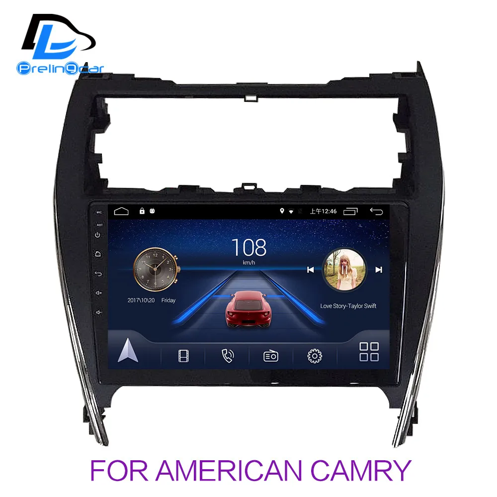 

4G LTE Android 9.0 system car gps multimedia video radio player in dashboard for american camry navigation stereo