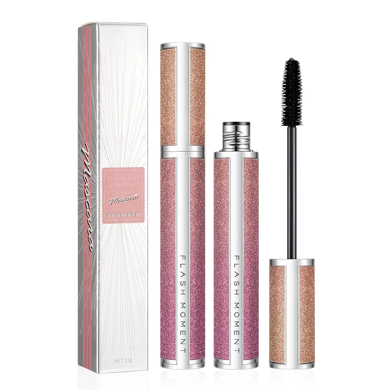 Быстросохнущая тушь для ресниц черная водостойкая жидкая наращивания объем