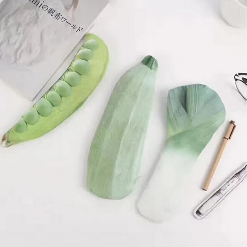 

1 Pcs Kawaii Pencil Case Vegetables Canvas Gift Estuches School Pencil Box Pencilcase Pencil Bag School Supplies Stationery