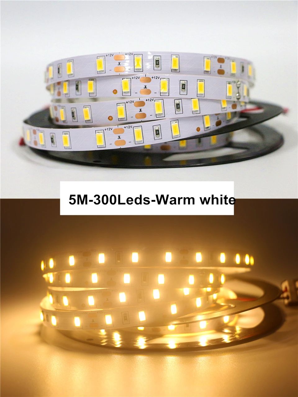 DC 12V SMD 5630 Светодиодный светильник 5m/roll 300 450 600 светодиодный s 5730 гибкий барный не