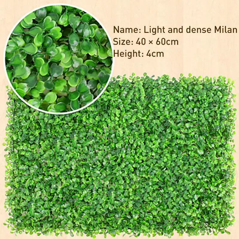 Искусственная трава зеленая посадка стены имитация растение для украшения стен гостиной задний план цветок Eugali пластик газон балкон - Цвет: Style 13 1PCS