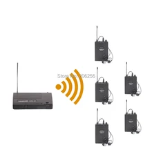Модернизированная WPM-100 Takstar/wpm100 UHF сценическая Беспроводная система монитора наушники-вкладыши беспроводной стерео 1 передатчик+ 5 приемников