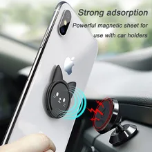 

IMIDO Mobile Phone Holders for Desk Cute Cat Mobile Ring Holder 360 Rotate Metal Phone Stand Finger Holder Anime Mobile Ring