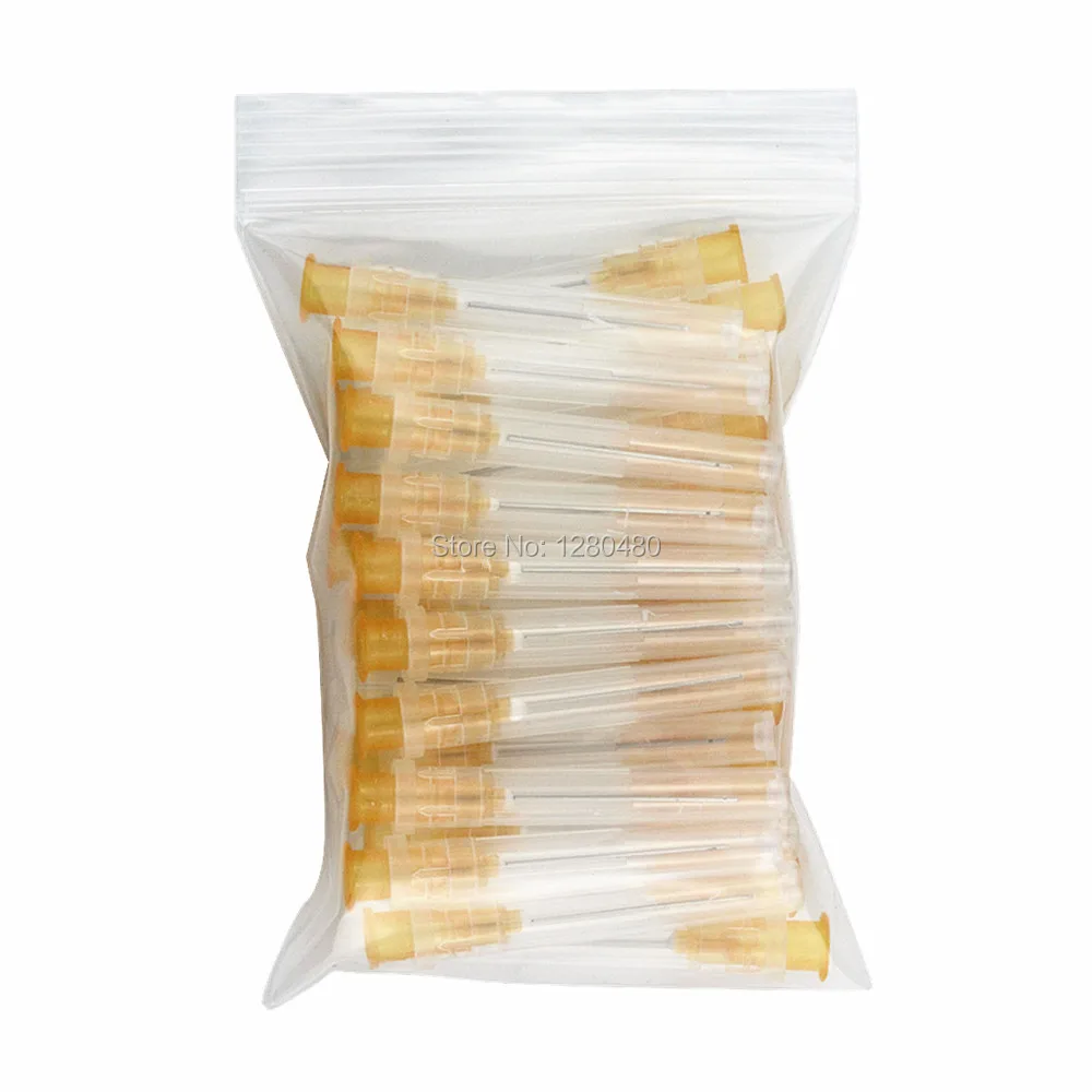 

100Pcs Dental Materials Endo Irrigation Needle Tips 25GA End-Closed Side Hole Endo Syringes Dentist Products