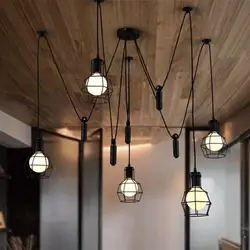 Лофт Nordic Утюг промышленности Винтаж Home Decor подвесные светильники (5 розеток)