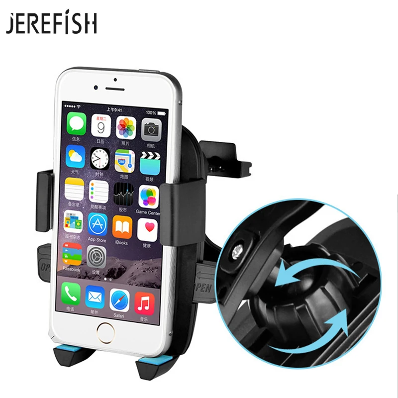 JEREFISH Car Air Vent Mount Mobile Phone Holder 360 Rotable Stable