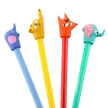 

Cartoon animal gel pen writing pens children kawaii stationery plastic material office school supplies papelaria kids gift