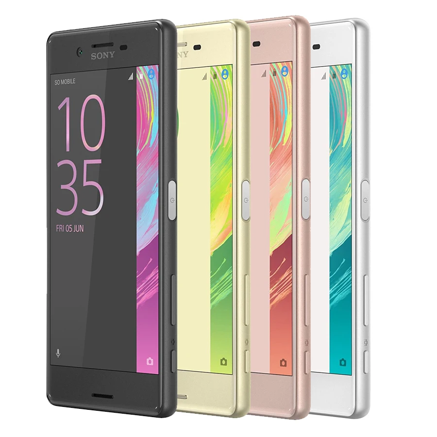 Разблокированный мобильный телефон sony Xperia X F5121, 3 Гб ОЗУ, 32 Гб ПЗУ, 5,0 дюймов, Android, шестиядерный процессор, камера 23 МП, одна Sim, 1080 P, Wi-Fi