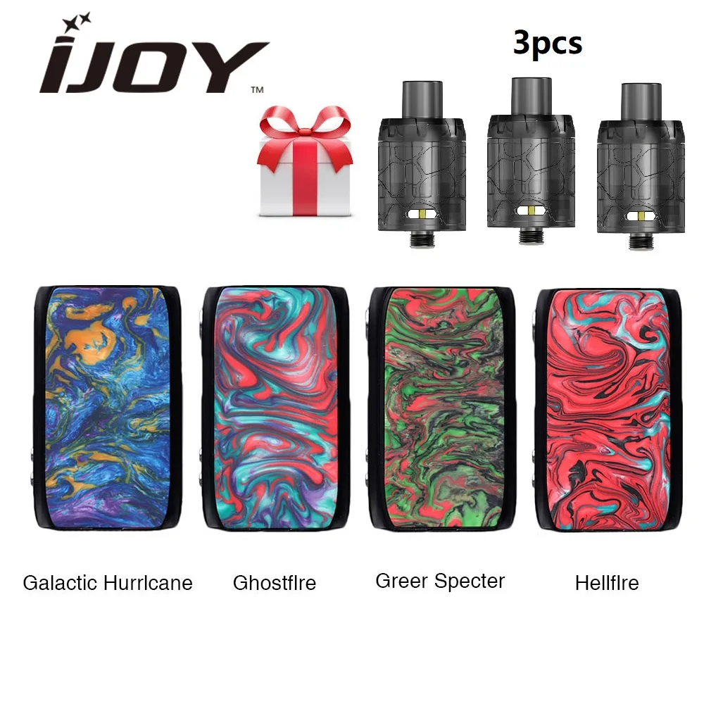 

Free Tank Original IJOY Shogun Univ 180W TC Box MOD Max 180W & Multiple Vape Modes Electronic Cigarette Vape Mod VS IJOY Avenger