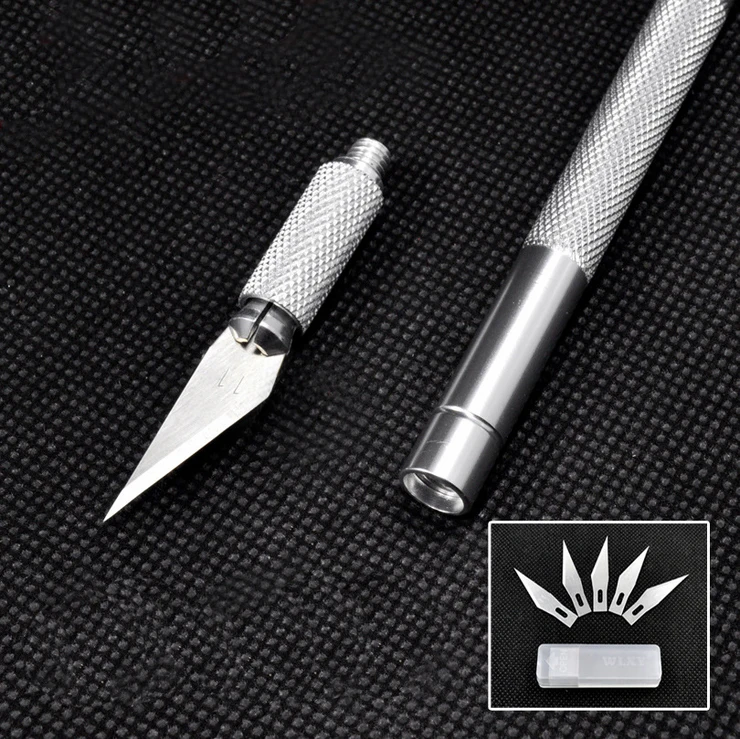 Aluminum Body Sharp Wood Carving Pen Scalpel Knife Brand Tools Paper