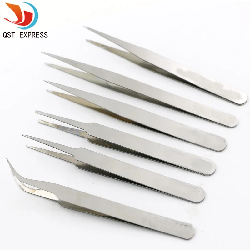 6pcs Tweezers Set Anti-Acid Non-Corrosive qstexpress Maintenance Repair Tool Tool part 6pcs Tweezers Set Anti-Acid Non-Corrosive qstexpress Maintenance Repair Tool Tool part
